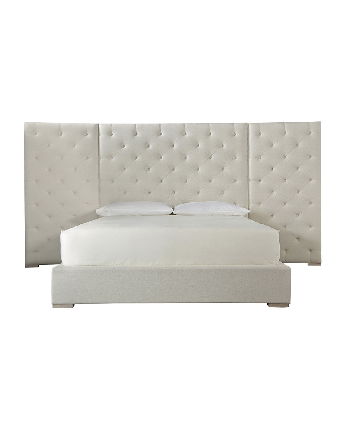 Chesterfield Wide Extended Headboard Bed