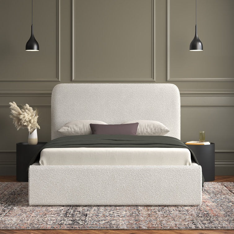 Monoco Boucle Fabric Bed