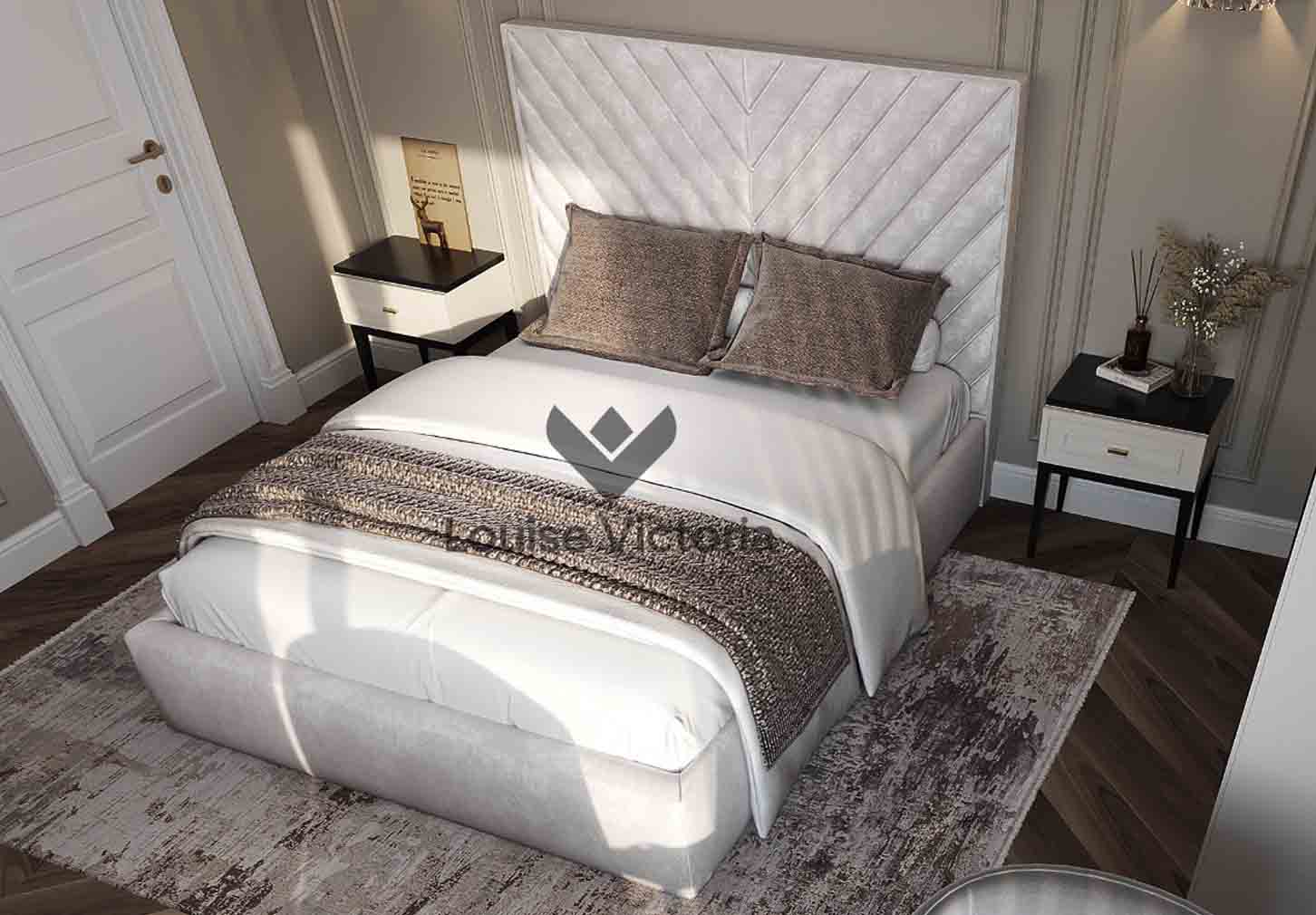 JEENA UPHOLSTERED BED