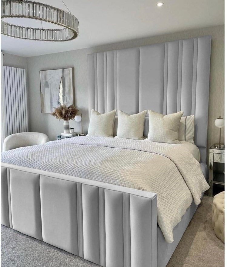 LUXURY ZEE PANEL BED FRAME WITH STORAGE